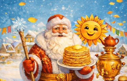 Блинное турне Деда Мороза