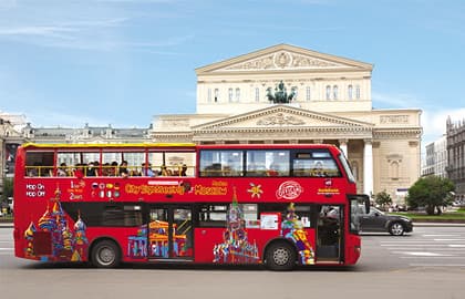 Экскурсия по Москве на двухэтажном автобусе City Sightseeing